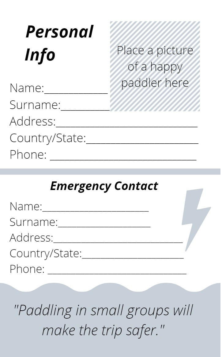 The Packraft Log Book