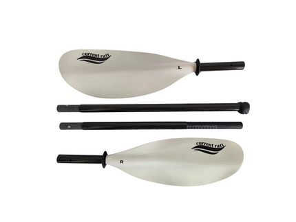 Paddel vierteilig Carbon und Fiberglas