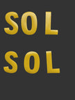 TPU Buchstaben SOL  & Kleber