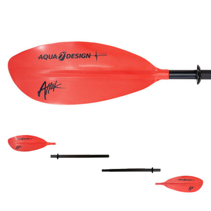 Aqua Design Packraft double paddle 4 pieces